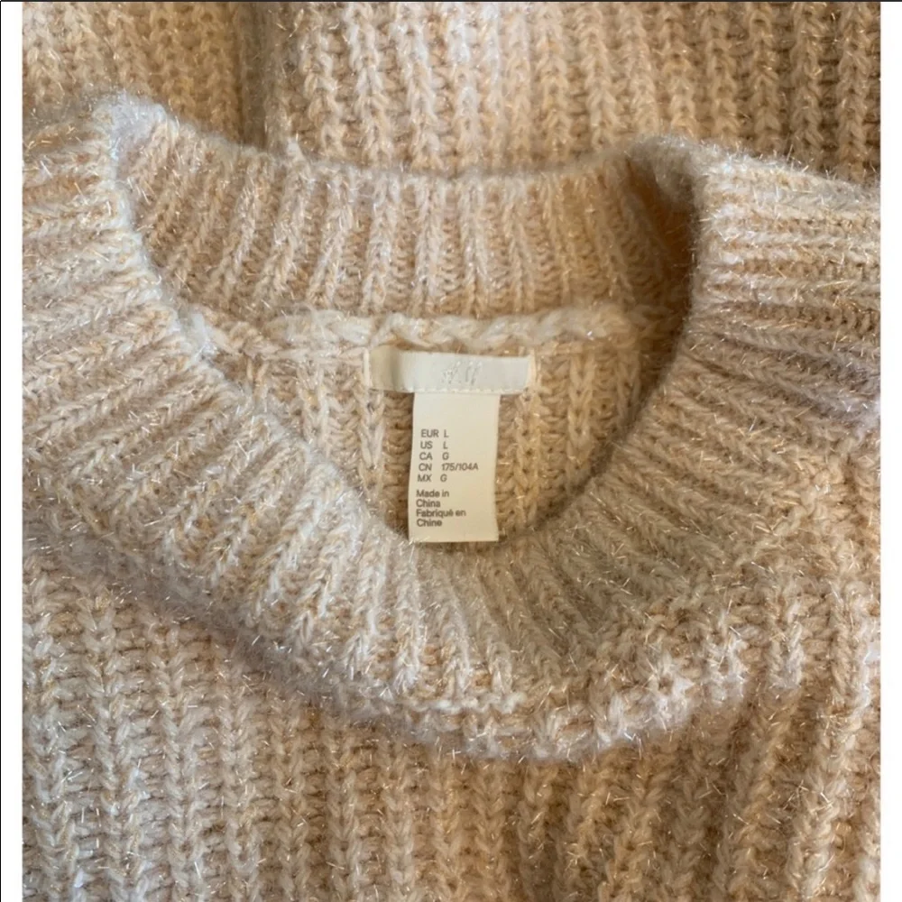 24 Natural Tinsel Knit Sweater - Picture 5 of 8